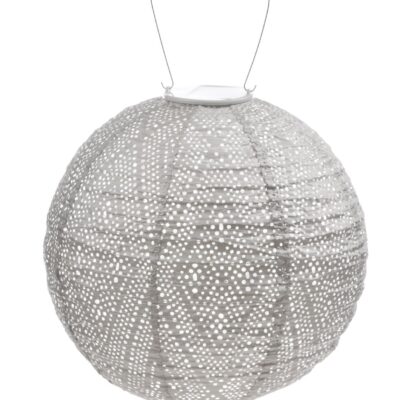 Päikesepaneeliga Aiavalgusti Lumiz Round30 Ikat Light Taupe